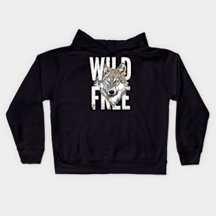 Wild and free Kids Hoodie